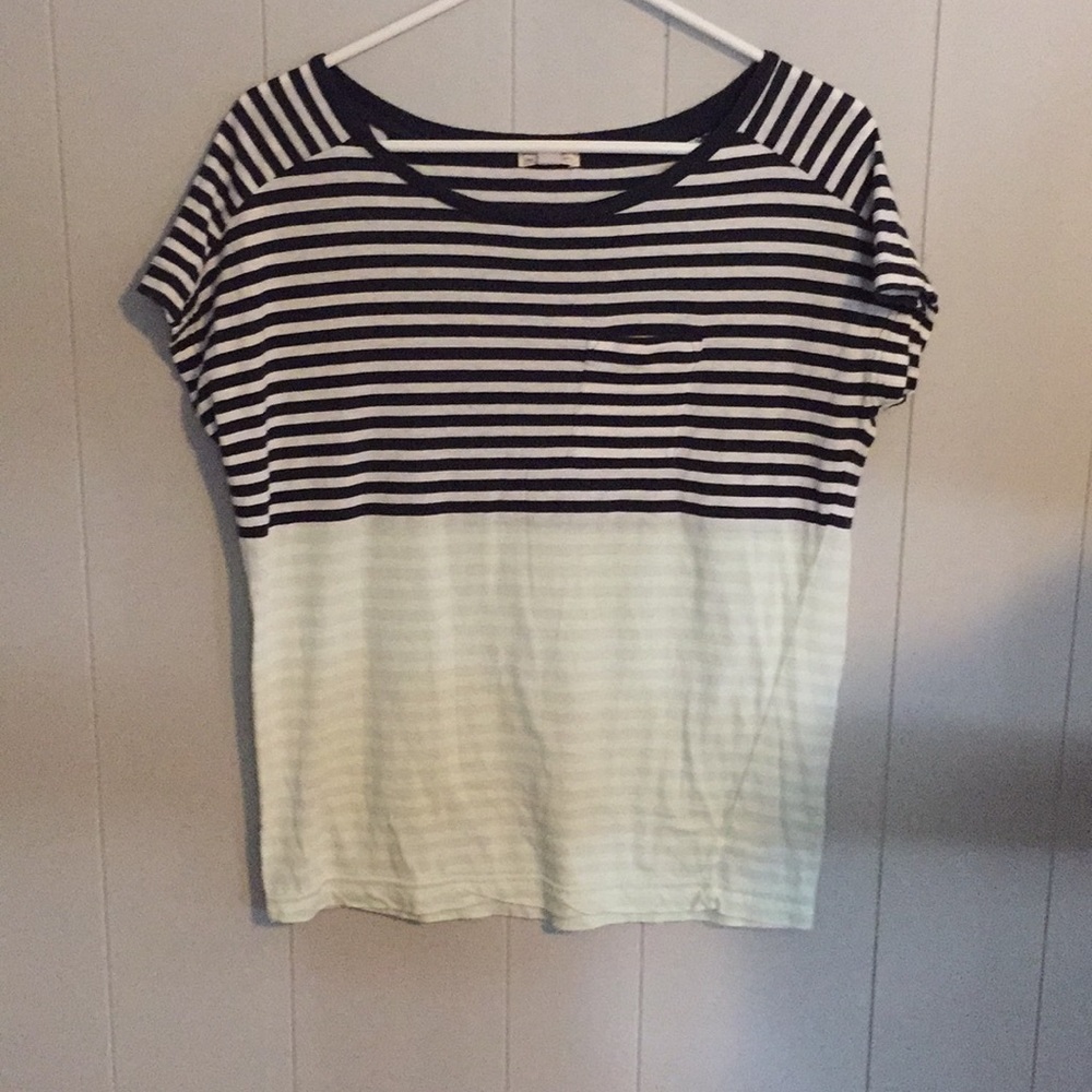 Dark blue & lime stripes. Size xs brand Gap